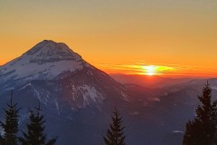 Hochstadelberg Sonnenuntergang
